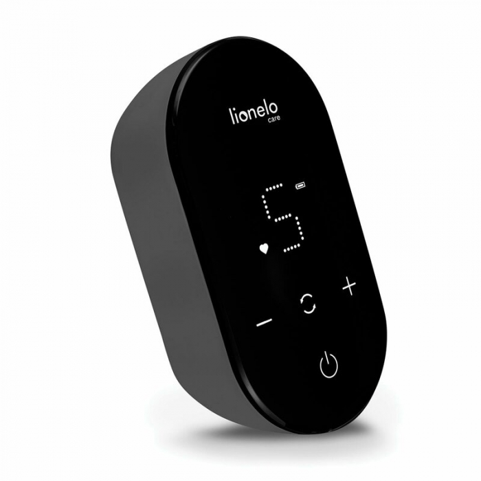Lionelo - Pompa dubla de san, Electrica, Cu 9 nivele de aspiratie, 5 moduri de masaj, Afisaj LED, Imita suptul natural al copilului, Functionare pana la 90 min, Silentioasa, Fara BPA, Include 2 recipi [14]