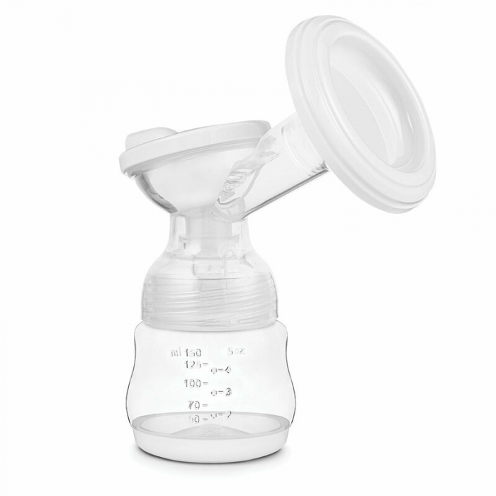 Lionelo - Pompa dubla de san, Electrica, Cu 9 nivele de aspiratie, 5 moduri de masaj, Afisaj LED, Imita suptul natural al copilului, Functionare pana la 90 min, Silentioasa, Fara BPA, Include 2 recipi [5]