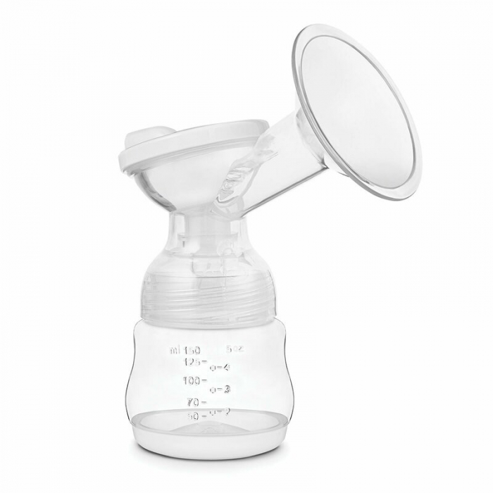 Lionelo - Pompa dubla de san, Electrica, Cu 9 nivele de aspiratie, 5 moduri de masaj, Afisaj LED, Imita suptul natural al copilului, Functionare pana la 90 min, Silentioasa, Fara BPA, Include 2 recipi [4]