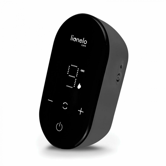 Lionelo - Pompa dubla de san, Electrica, Cu 9 nivele de aspiratie, 5 moduri de masaj, Afisaj LED, Imita suptul natural al copilului, Functionare pana la 90 min, Silentioasa, Fara BPA, Include 2 recipi [18]