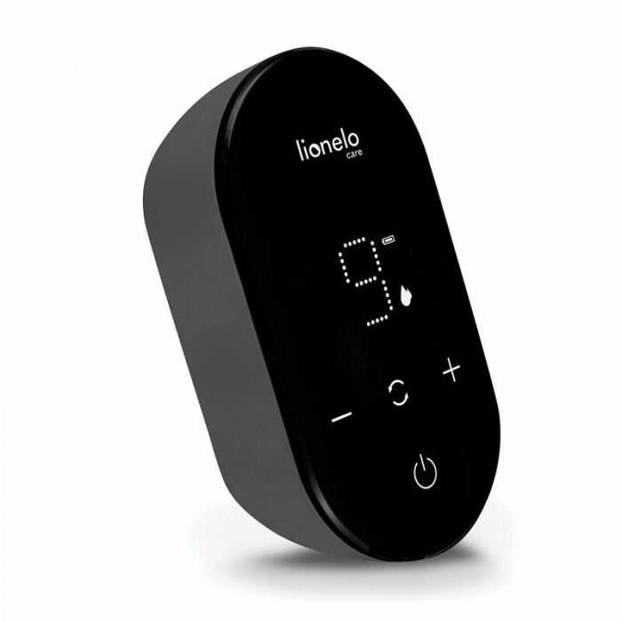 Lionelo - Pompa dubla de san, Electrica, Cu 9 nivele de aspiratie, 5 moduri de masaj, Afisaj LED, Imita suptul natural al copilului, Functionare pana la 90 min, Silentioasa, Fara BPA, Include 2 recipi [15]
