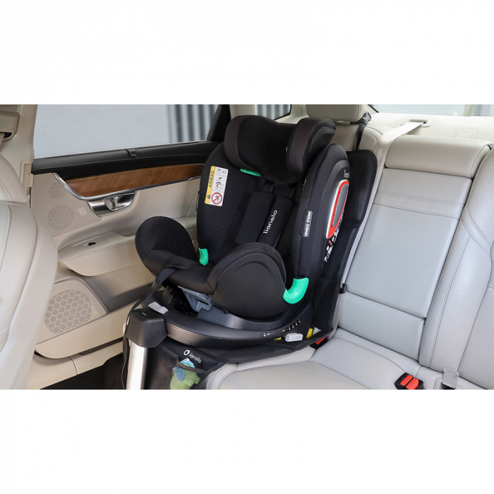 Lionelo - Protectie pentru bancheta masinii, Sikker, Material Oxford 600D, 121,5 x 47,5 cm, Negru [8]