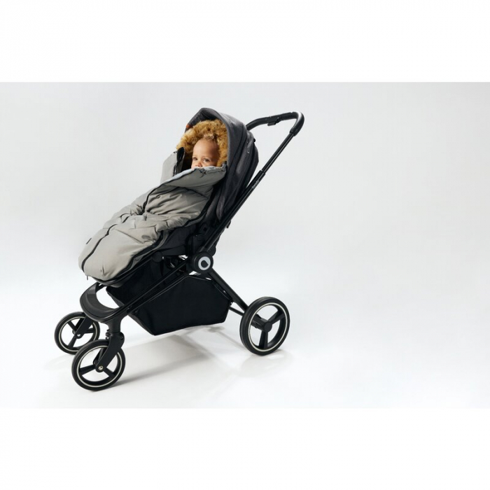 Lionelo - Sac de iarna pentru carucior Frode, 90x45 cm, Impermeabil, Universal, Gri [9]