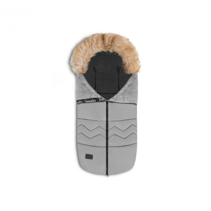 Lionelo - Sac de iarna pentru carucior Frode, 90x45 cm, Impermeabil, Universal, Gri [5]