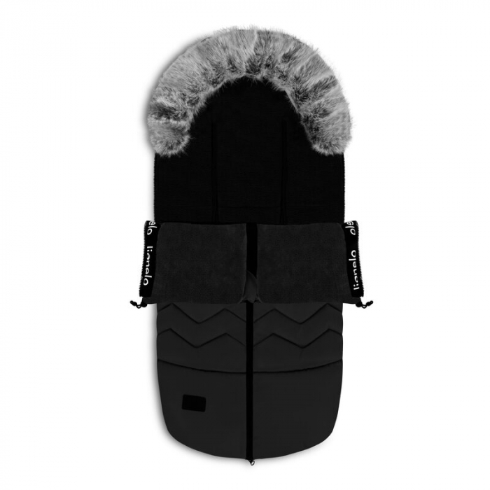 Lionelo - Sac de iarna pentru carucior Frode, 90x45 cm, Impermeabil, Universal, Negru [6]
