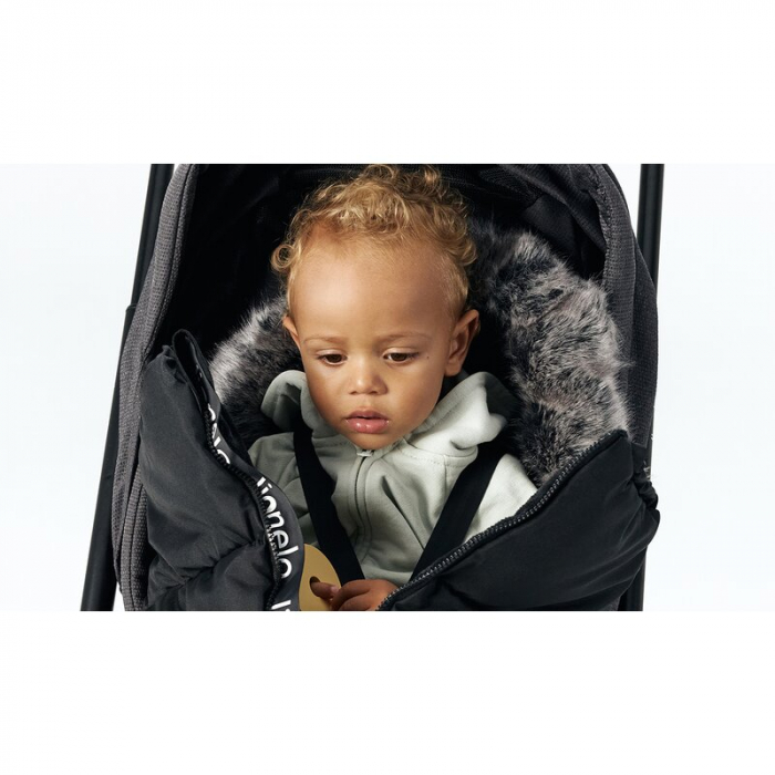 Lionelo - Sac de iarna pentru carucior Frode, 90x45 cm, Impermeabil, Universal, Negru [14]
