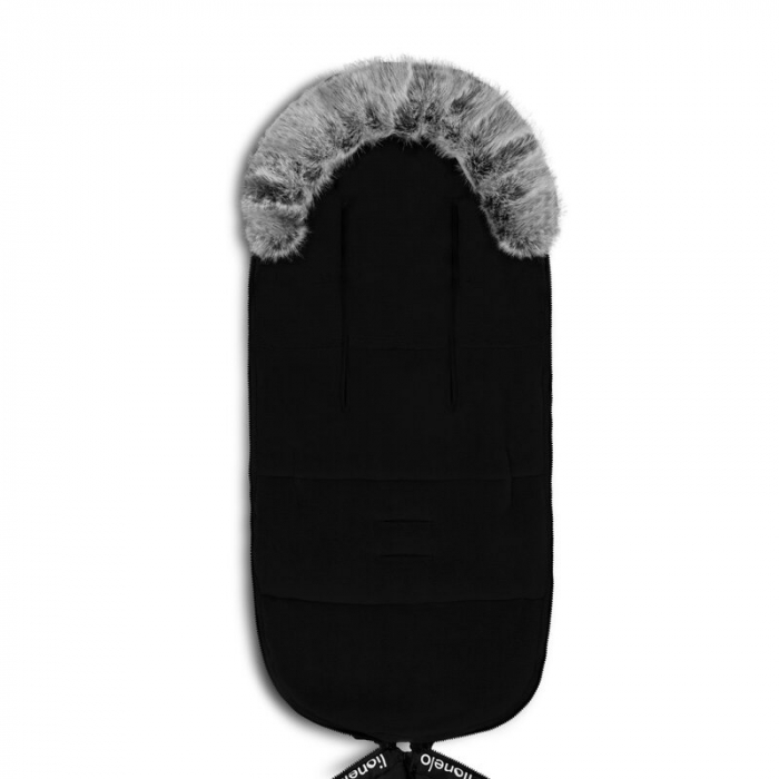 Lionelo - Sac de iarna pentru carucior Frode, 90x45 cm, Impermeabil, Universal, Negru [7]
