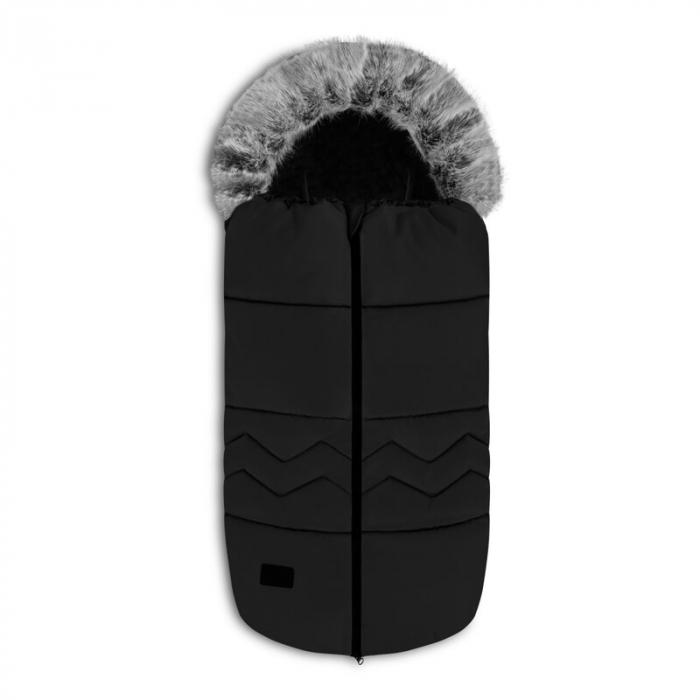 Lionelo - Sac de iarna pentru carucior Frode, 90x45 cm, Impermeabil, Universal, Negru [3]