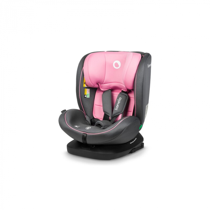 Lionelo - Scaun auto Bastiaan i-Size, 4 in 1, Protectie laterala, Cu spatar inclinabil in 4 pozitii, Cu tetiera reglabila in 7 pozitii, Rotire 360 grade, Top Tether, 0-36 Kg, 40-150 cm, Cu Isofix, Con [3]