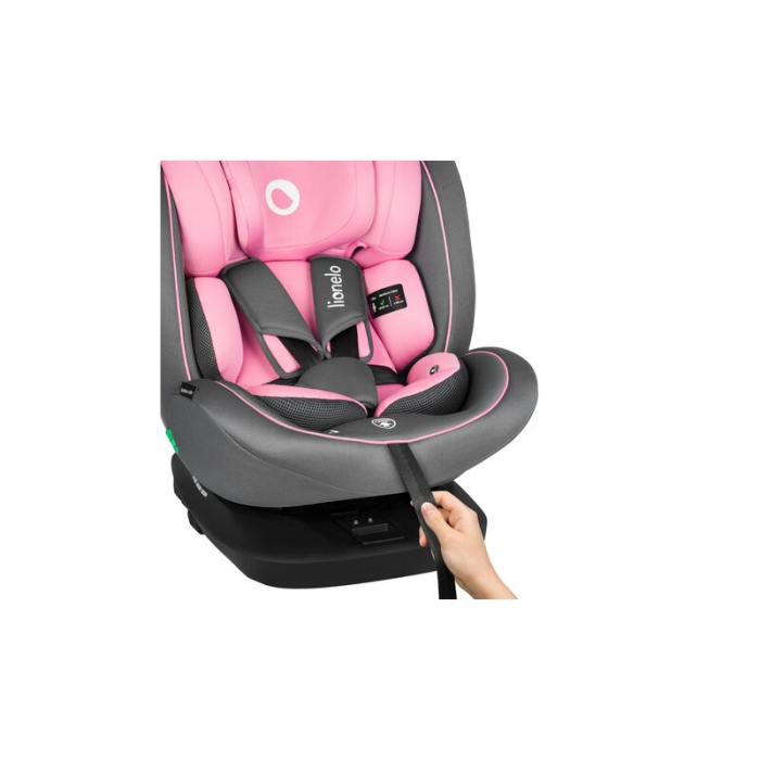 Lionelo - Scaun auto Bastiaan i-Size, 4 in 1, Protectie laterala, Cu spatar inclinabil in 4 pozitii, Cu tetiera reglabila in 7 pozitii, Rotire 360 grade, Top Tether, 0-36 Kg, 40-150 cm, Cu Isofix, Con [10]