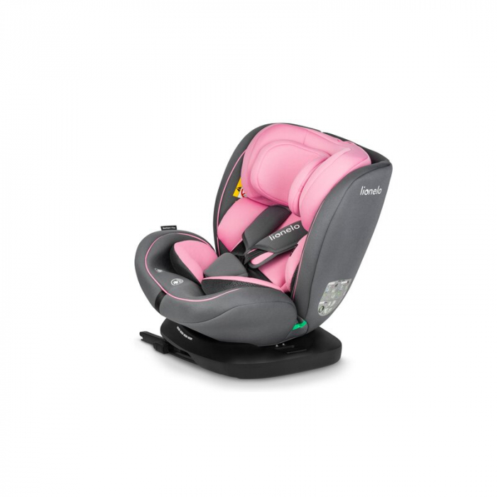 Lionelo - Scaun auto Bastiaan i-Size, 4 in 1, Protectie laterala, Cu spatar inclinabil in 4 pozitii, Cu tetiera reglabila in 7 pozitii, Rotire 360 grade, Top Tether, 0-36 Kg, 40-150 cm, Cu Isofix, Con [11]
