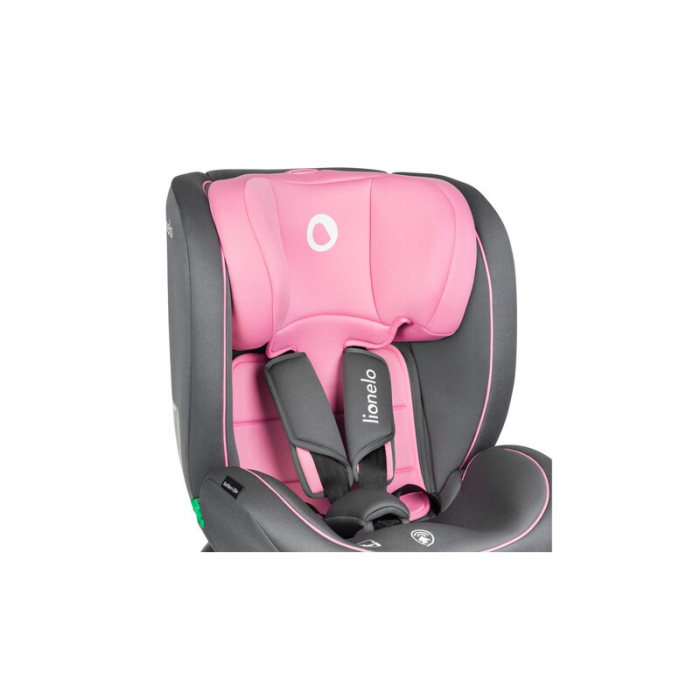 Lionelo - Scaun auto Bastiaan i-Size, 4 in 1, Protectie laterala, Cu spatar inclinabil in 4 pozitii, Cu tetiera reglabila in 7 pozitii, Rotire 360 grade, Top Tether, 0-36 Kg, 40-150 cm, Cu Isofix, Con [9]