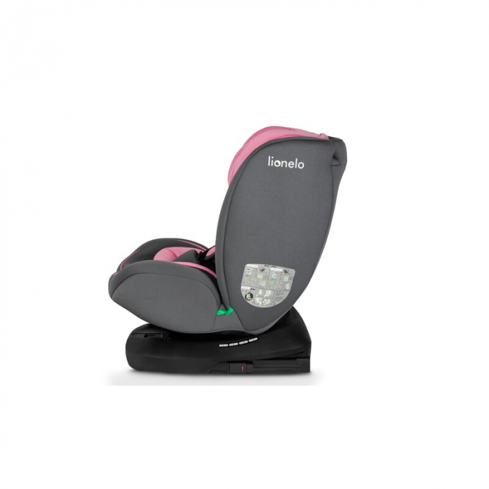 Lionelo - Scaun auto Bastiaan i-Size, 4 in 1, Protectie laterala, Cu spatar inclinabil in 4 pozitii, Cu tetiera reglabila in 7 pozitii, Rotire 360 grade, Top Tether, 0-36 Kg, 40-150 cm, Cu Isofix, Con [17]