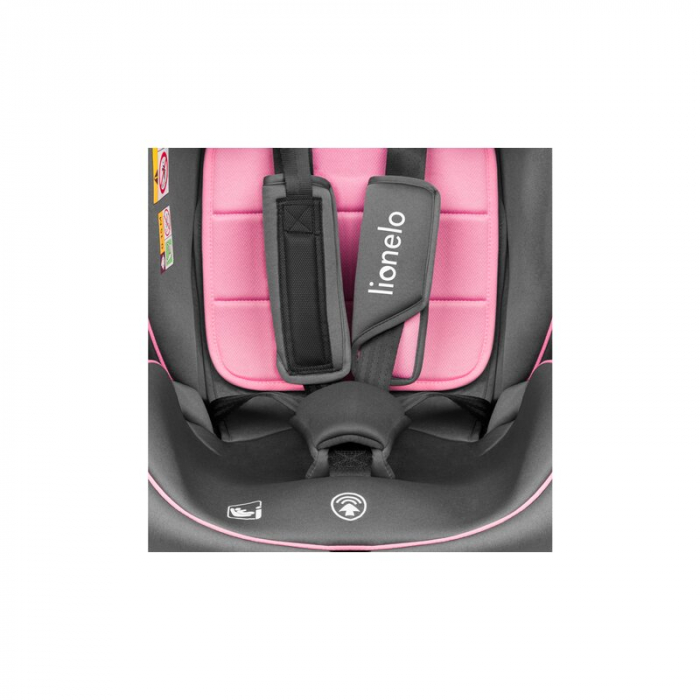 Lionelo - Scaun auto Bastiaan i-Size, 4 in 1, Protectie laterala, Cu spatar inclinabil in 4 pozitii, Cu tetiera reglabila in 7 pozitii, Rotire 360 grade, Top Tether, 0-36 Kg, 40-150 cm, Cu Isofix, Con [22]