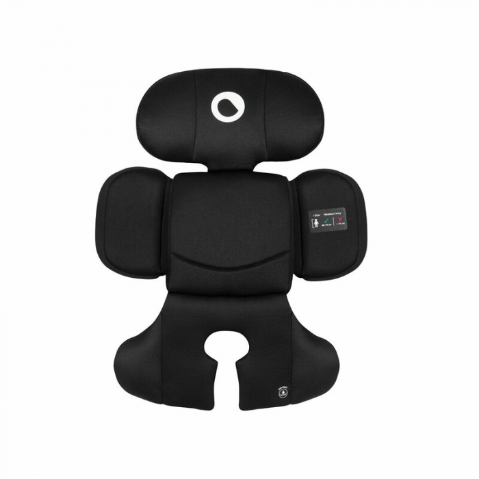 Lionelo - Scaun auto Bastiaan RWF i-Size, Pozitie de somn, Protectie laterala, Rotire 360 grade, 0-36 Kg, Cu Isofix si Centura Top Tether, Conform cu standardul european de securitate ECE R129, Negru [18]