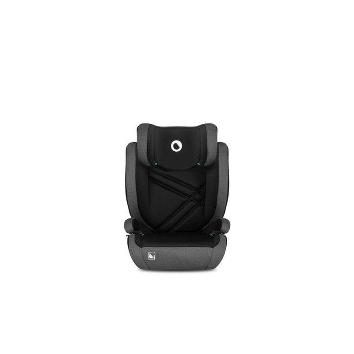 Lionelo - Scaun auto, Hugo i-Size, Universal, Orientare in directia sensului de mers, Reglabil, Conform standardului de securitate R129, 100-150 cm, 4-12 ani, Gri [7]