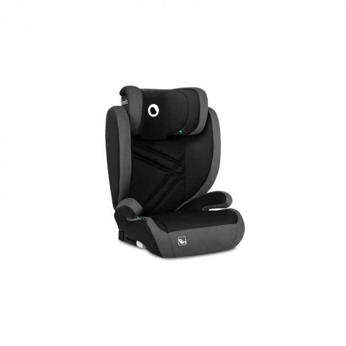 Lionelo - Scaun auto, Hugo i-Size, Universal, Orientare in directia sensului de mers, Reglabil, Conform standardului de securitate R129, 100-150 cm, 4-12 ani, Gri [3]