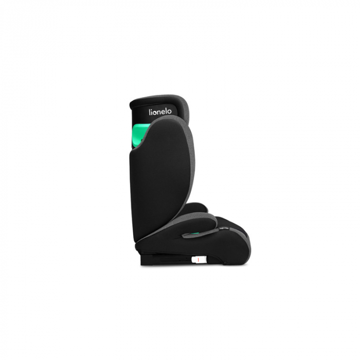 Lionelo - Scaun auto, Hugo i-Size, Universal, Orientare in directia sensului de mers, Reglabil, Conform standardului de securitate R129, 100-150 cm, 4-12 ani, Gri [8]