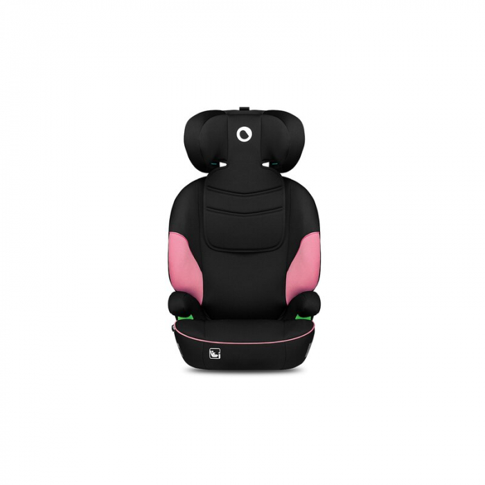 Lionelo - Scaun auto Lars i-Size, Cu tetiera reglabila in 10 pozitii, Cu pozitionare spre sensul de mers, 15-36 Kg, 100-150 cm, Conform cu standardul european de securitate ECE R129/03, Roz [4]