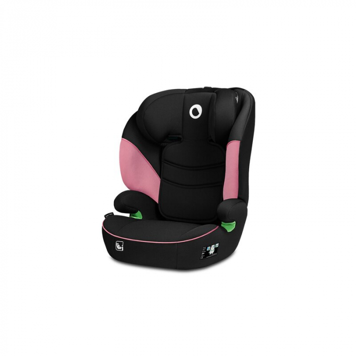 Lionelo - Scaun auto Lars i-Size, Cu tetiera reglabila in 10 pozitii, Cu pozitionare spre sensul de mers, 15-36 Kg, 100-150 cm, Conform cu standardul european de securitate ECE R129/03, Roz [2]