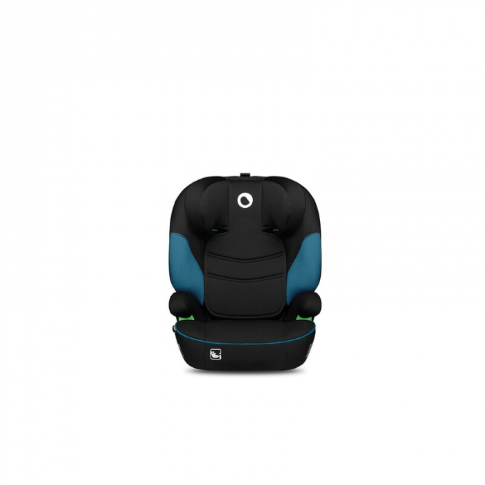 Lionelo - Scaun auto Lars i-Size, Cu tetiera reglabila in 10 pozitii, Cu pozitionare spre sensul de mers, 15-36 Kg, 100-150 cm, Conform cu standardul european de securitate ECE R129/03, Negru/Albastru [7]