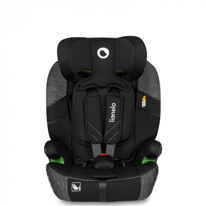 Lionelo - Scaun auto, Levi One i-Size, Universal, Instalare FWF, Cu tetiera reglabila in 10 pozitii, Cu spatar detasabil, 76-150 cm, Conform cu R129, Gri [4]