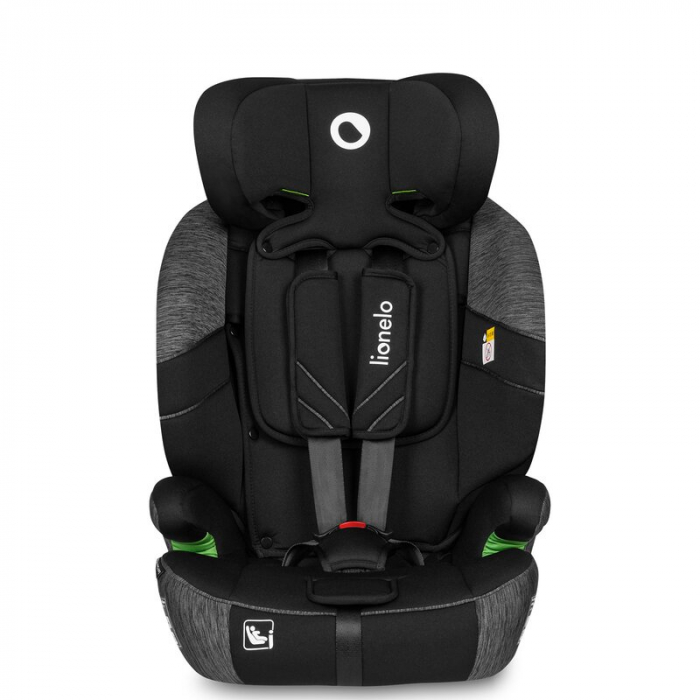 Lionelo - Scaun auto, Levi One i-Size, Universal, Instalare FWF, Cu tetiera reglabila in 10 pozitii, Cu spatar detasabil, 76-150 cm, Conform cu R129, Gri [3]