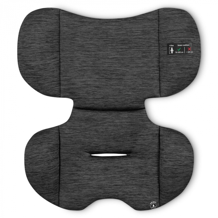 Lionelo - Scaun auto, Levi One i-Size, Universal, Instalare FWF, Cu tetiera reglabila in 10 pozitii, Cu spatar detasabil, 76-150 cm, Conform cu R129, Gri [10]