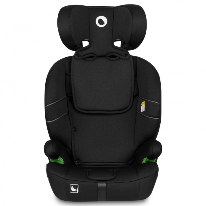 Lionelo - Scaun auto, Levi One i-Size, Universal, Instalare FWF, Cu tetiera reglabila in 10 pozitii, Cu spatar detasabil, 76-150 cm, Conform cu R129, Negru [6]
