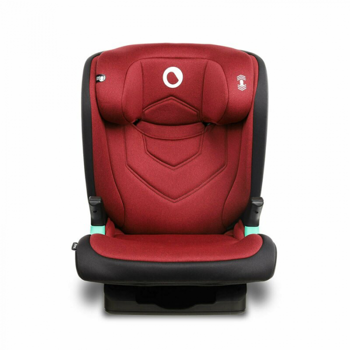Lionelo - Scaun auto Neal Burgundy Spatar reglabil, Baza i-size, 15-36 Kg, cu Isofix, Conform cu standardul european de securitate ECE R129, Rosu [5]