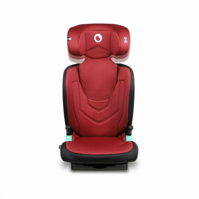 Lionelo - Scaun auto Neal Burgundy Spatar reglabil, Baza i-size, 15-36 Kg, cu Isofix, Conform cu standardul european de securitate ECE R129, Rosu [7]