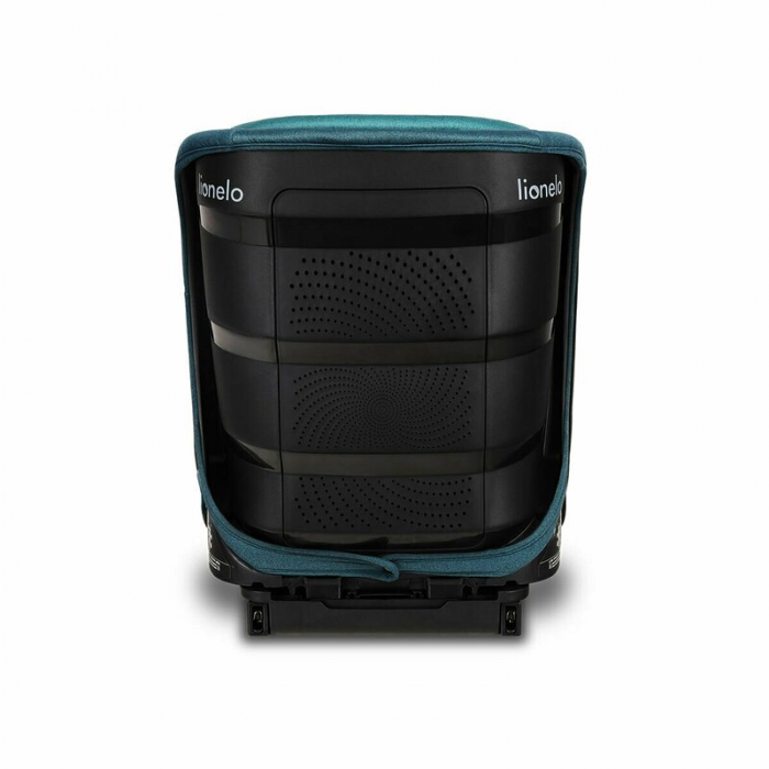 Lionelo - Scaun auto Neal Turquoise Spatar reglabil, Baza i-size, 15-36 Kg, cu Isofix, Conform cu standardul european de securitate ECE R129, Verde [14]