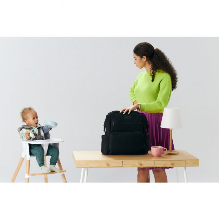 Lionelo - Scaun de masa din fag Koen, 2 in 1, Transformabil, Sustine 30 kg, 6 luni+, Conform cu standardul european de securitate EN14988, Albastru [27]