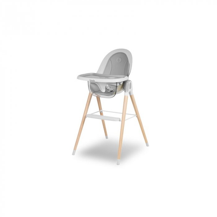 Lionelo - Scaun de masa Maya, 2 in 1, Transformabil, 3 pozitii de inclinare, Conform cu standardele europeane de securitate EN14988, EN12790, White [10]