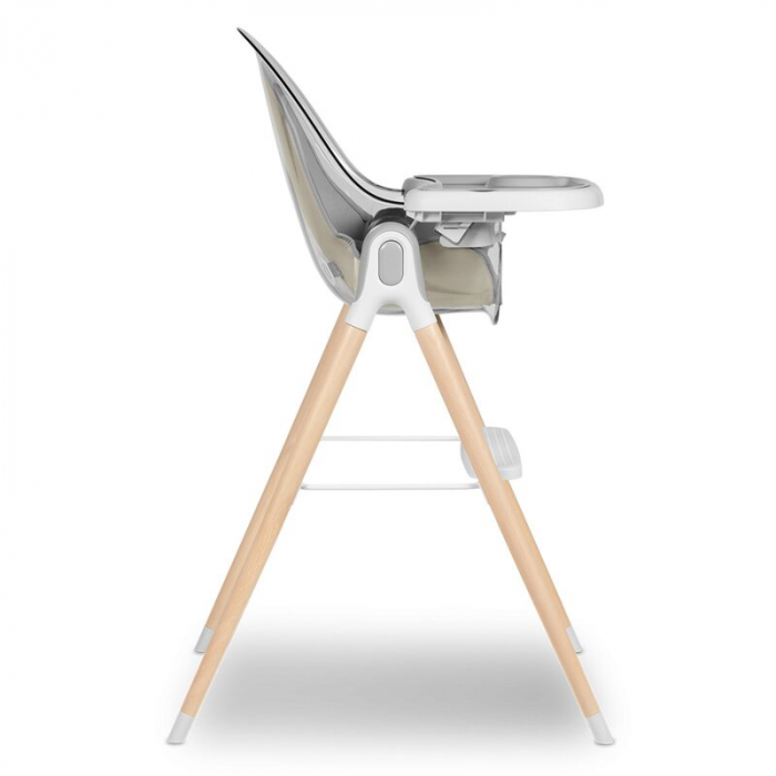 Lionelo - Scaun de masa Maya, 2 in 1, Transformabil, 3 pozitii de inclinare, Conform cu standardele europeane de securitate EN14988, EN12790, White [8]