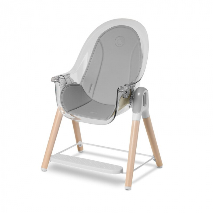 Lionelo - Scaun de masa Maya, 2 in 1, Transformabil, 3 pozitii de inclinare, Conform cu standardele europeane de securitate EN14988, EN12790, White [4]