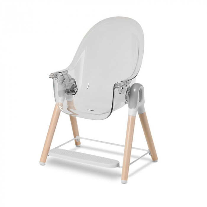 Lionelo - Scaun de masa Maya, 2 in 1, Transformabil, 3 pozitii de inclinare, Conform cu standardele europeane de securitate EN14988, EN12790, White [5]
