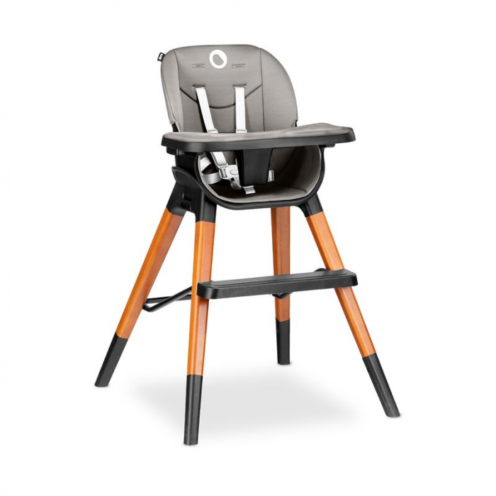 Lionelo - Scaun de masa Mona, 4 in 1, Transformabil, Reglabil in inaltime in 3 pozitii, Conform cu standardele europene de securitate EN14988, EN16120, Black Onyx [5]