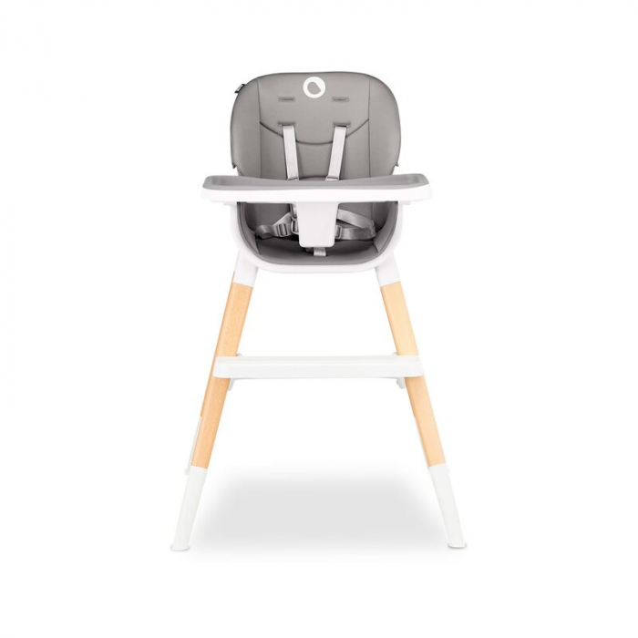 Lionelo - Scaun de masa Mona, 4 in 1, Transformabil, Reglabil in inaltime in 3 pozitii, Conform cu standardele europene de securitate EN14988, EN16120, Stone [3]