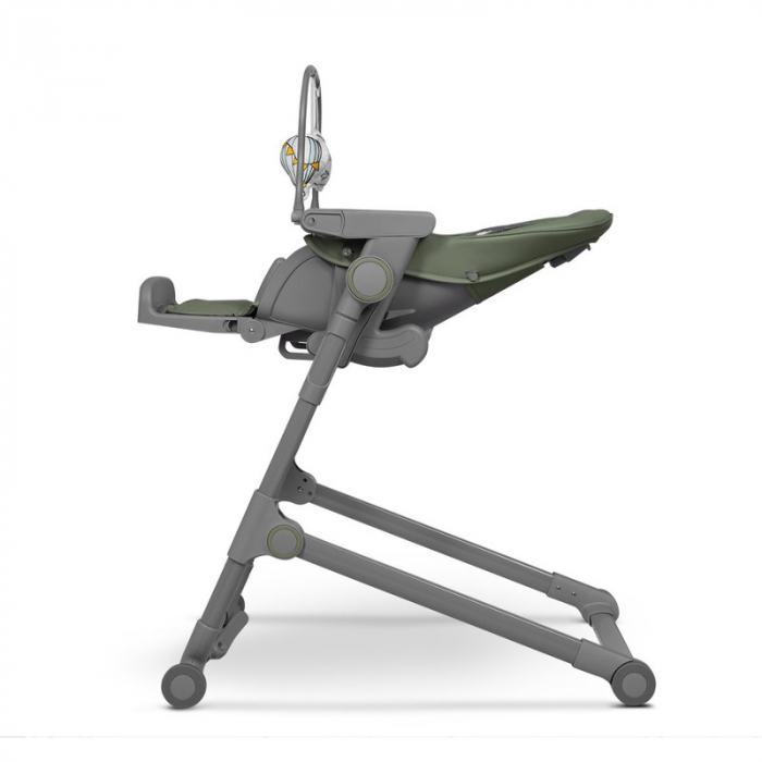 Lionelo - Scaun de masa multifunctional Cora Plus, Reglabil in 4 pozitii pe inaltime, Spatar reglabil in 3 pozitii, Cu bara de jucarii, Pliabil, Conform cu standardul european de securitate EN14988, V [9]