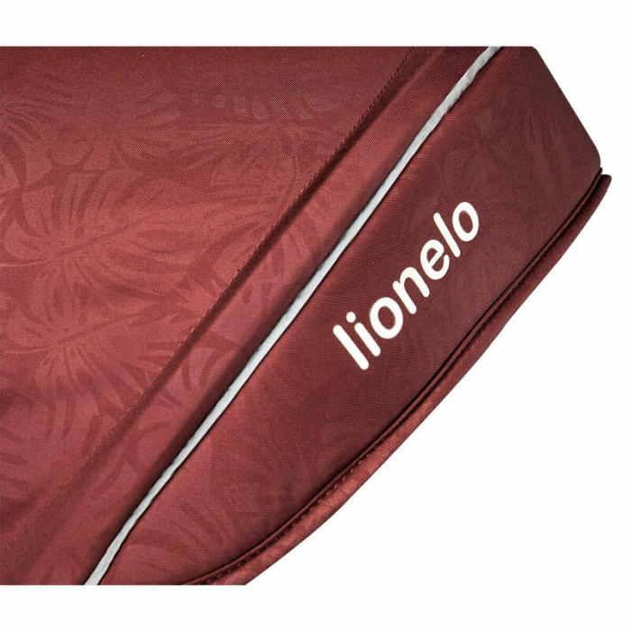 Lionelo - Tricicleta Kori, Cu suport de picioare, Control al directiei, Scaun reversibil, Rotire 360 grade, Pliabila, Conform cu standardul europeane de securitate EN71, Red Burgundy [22]