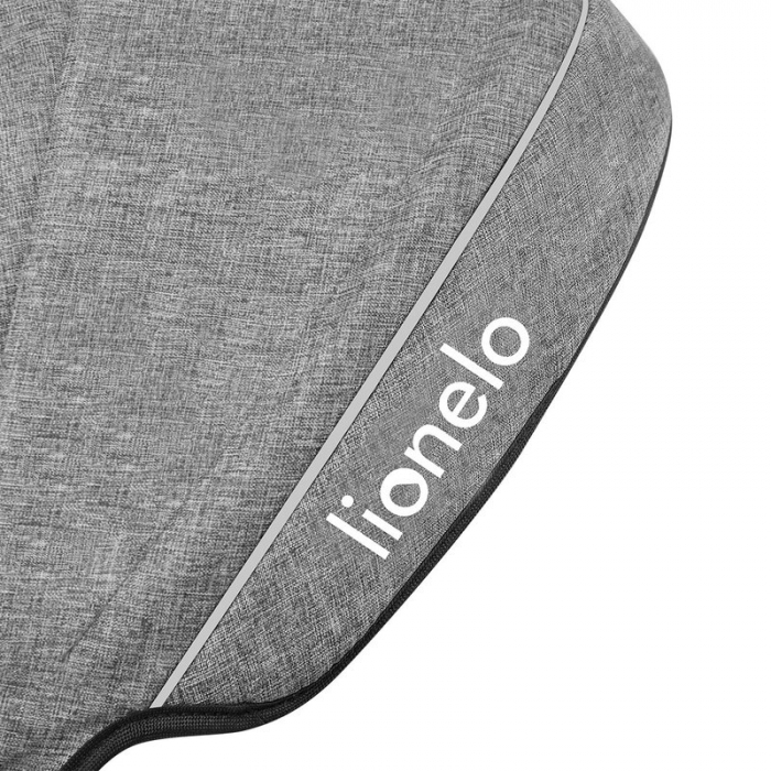 Lionelo - Tricicleta Tris, Mecanism de pedalare libera, Suport picioare, Control al directiei, Scaun reversibil, Rotire 360 grade, Pliabila, Conform cu standardul europeane de securitate EN71, Gri [16]