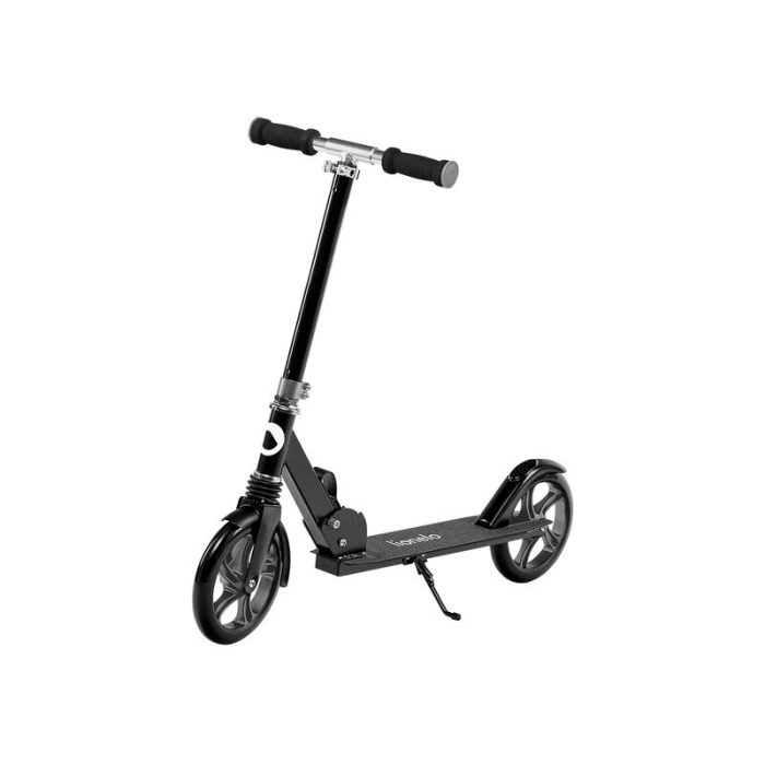 Lionelo - Trotineta Luca, Copii/Adulti, Pliabila, Pana la 100 Kg, Conform cu standardul european de securitate EN14619, Negru [9]