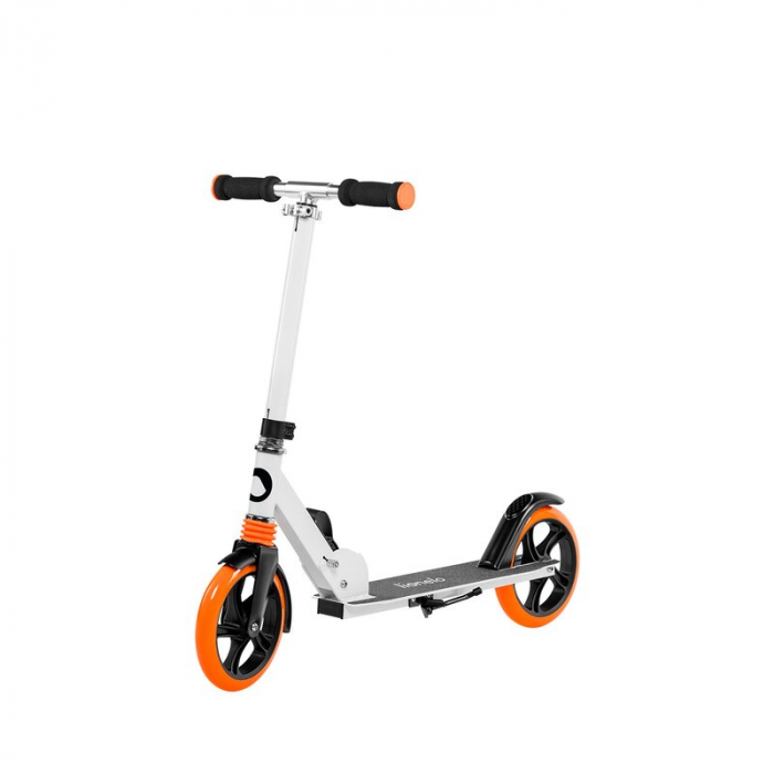 Lionelo - Trotineta Luca, Copii/Adulti, Pliabila, Pana la 100 Kg, Conform cu standardul european de securitate EN14619, Portocaliu [9]