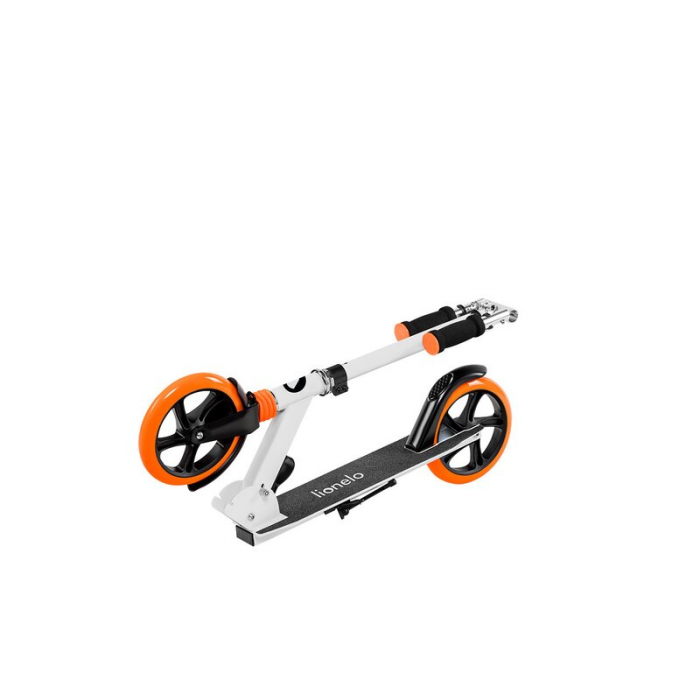 Lionelo - Trotineta Luca, Copii/Adulti, Pliabila, Pana la 100 Kg, Conform cu standardul european de securitate EN14619, Portocaliu [13]