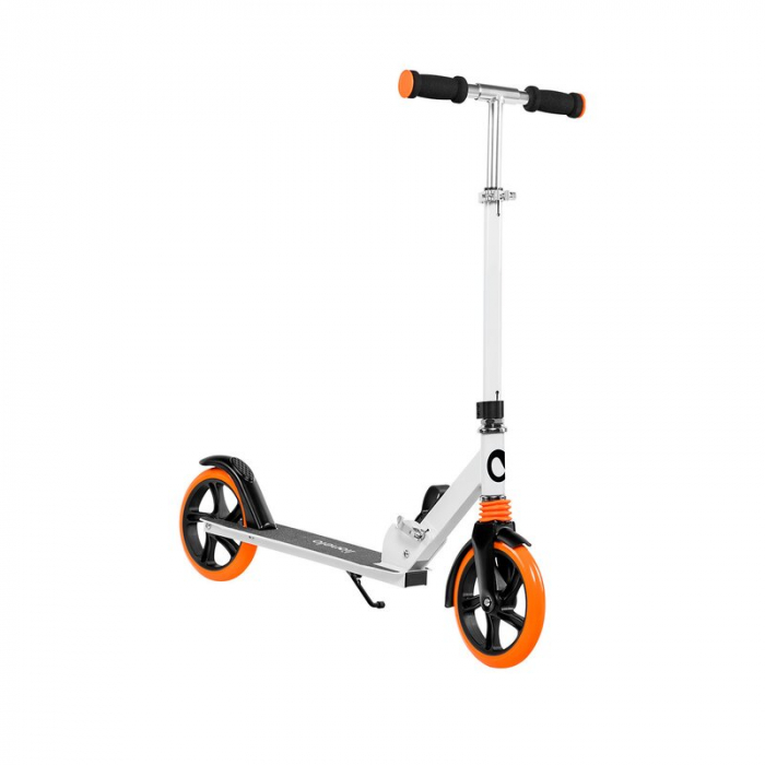 Lionelo - Trotineta Luca, Copii/Adulti, Pliabila, Pana la 100 Kg, Conform cu standardul european de securitate EN14619, Portocaliu [10]