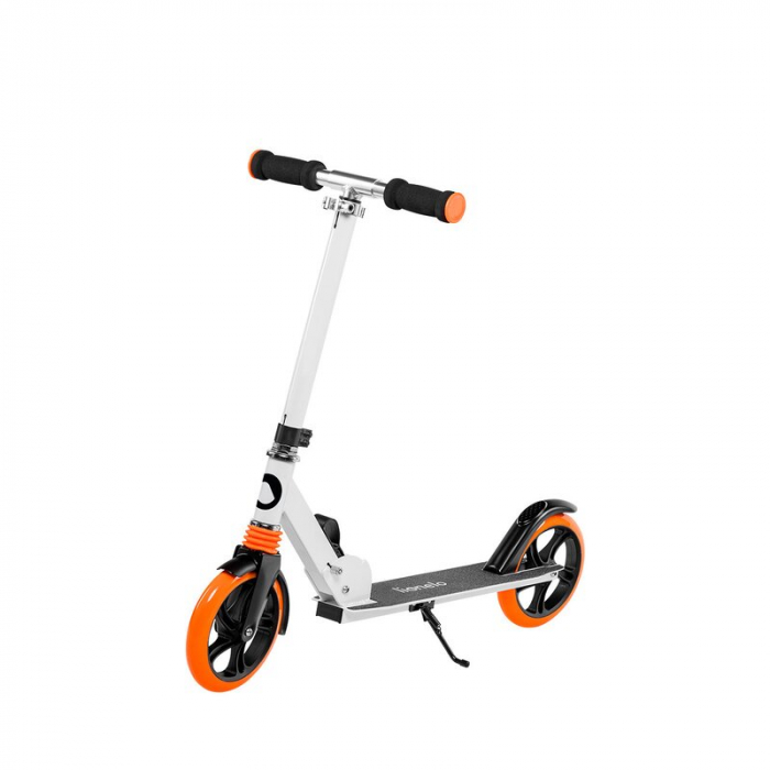 Lionelo - Trotineta Luca, Copii/Adulti, Pliabila, Pana la 100 Kg, Conform cu standardul european de securitate EN14619, Portocaliu [8]