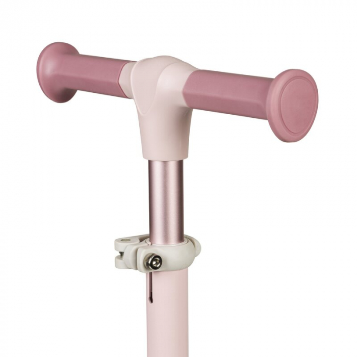 Lionelo - Trotineta pentru copii, Jessy, Pliabila, Pana la 50 Kg, Cu design ergonomic, Cu lumini LED, 56 x 26 x 67-82 cm, 3 ani+, Roz [7]