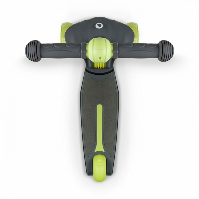 Lionelo - Trotineta Timy, Copii, Pliabila, Pana la 50 Kg, Cu design ergonomic, Cu lumini LED, 26,5 x 60 x 64-76 cm, 3 ani+, Verde [7]