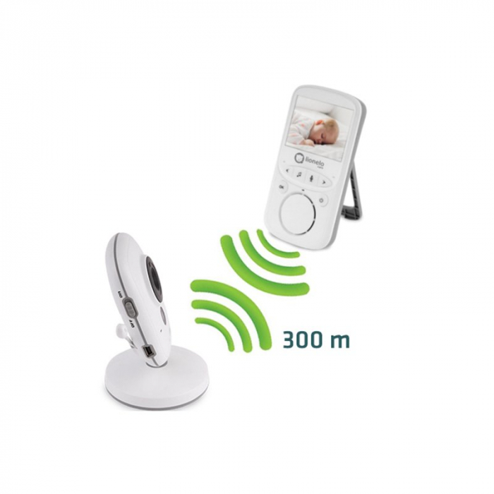 Lionelo - Videofon Babyline 5.1 , Wireless, Cu melodii, Cu doua camere independente [3]